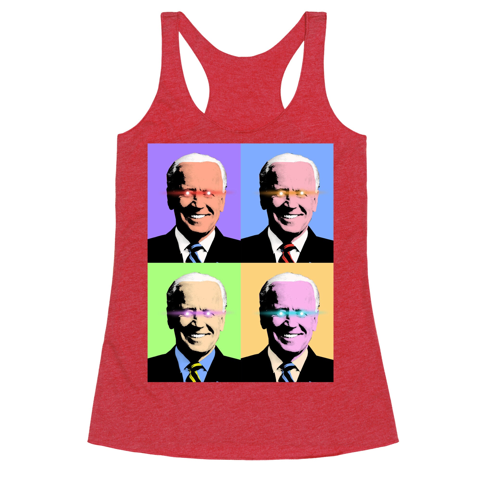 Dark Brandon Pop Art Racerback Tank